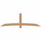 Ekena Millwork Bellingham Timber Gable Bracket, Western Red Cedar, 96"W x 32"H x 3 1/2"D x 5 1/2"F, 8/12 Pitch GBW096X32X0406BEL00SWR - alternate 1